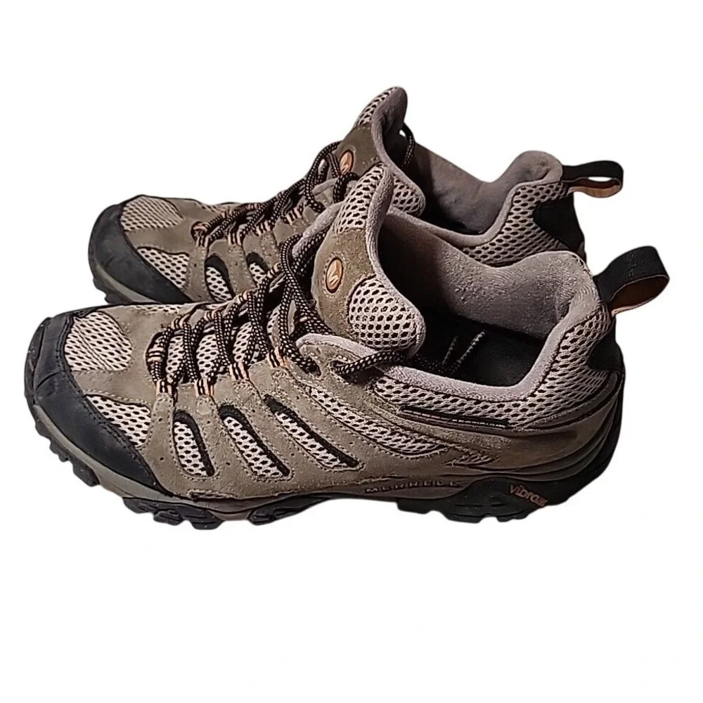 Merrell Shoes Boots Ventilator Vibram Hiking Waterproof Leather‎ MENS Size 11.5